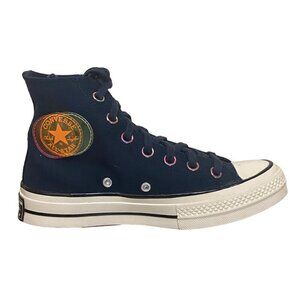 Converse Chuck 70 Heart Of The City Hi-Top Sneakers in Navy Blue Size 6